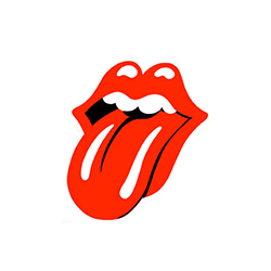 rolling stones ambiente cor vermelha